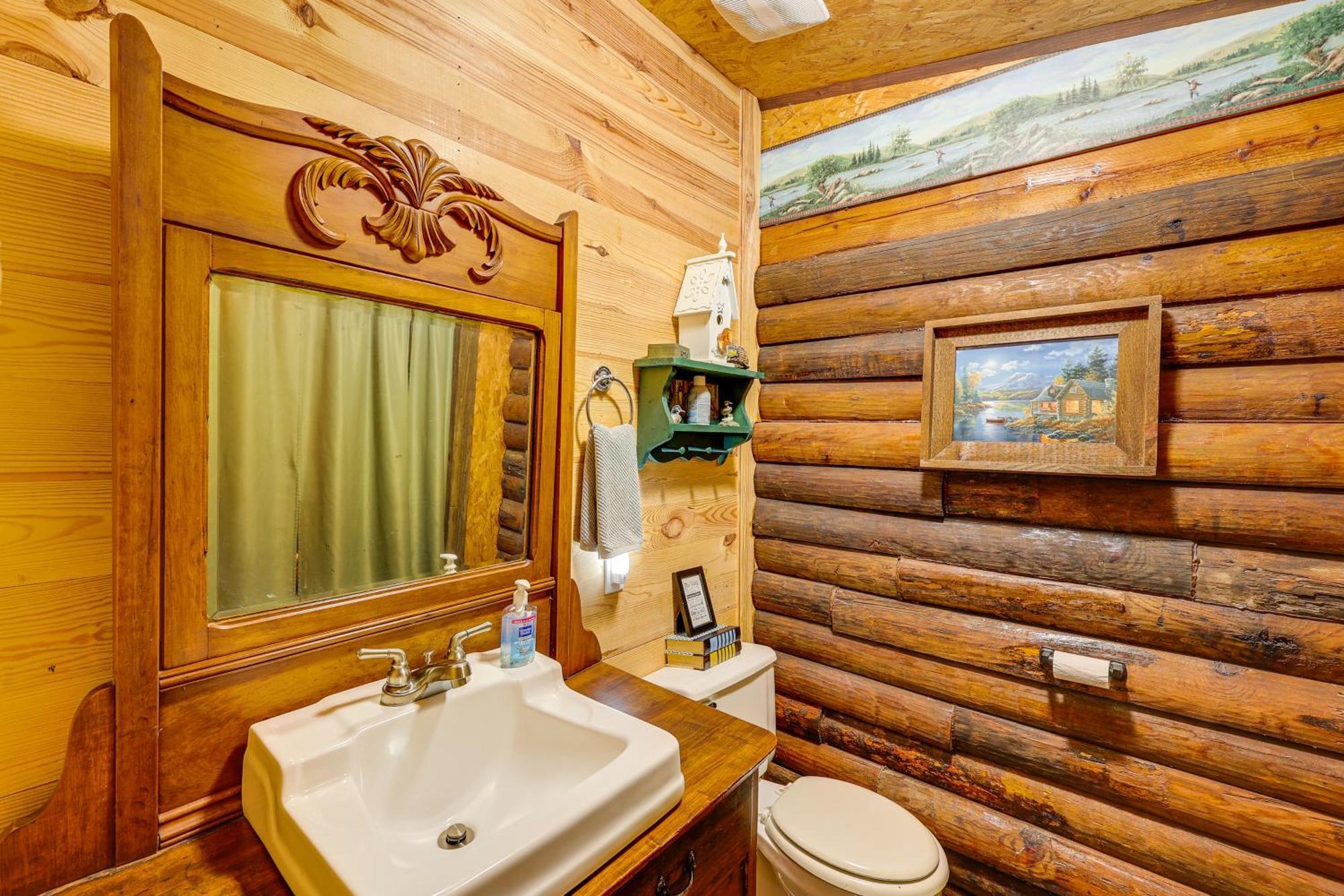 Arkansas Log Cabin Rental Near Lake Greeson! Mount Moriah Екстериор снимка