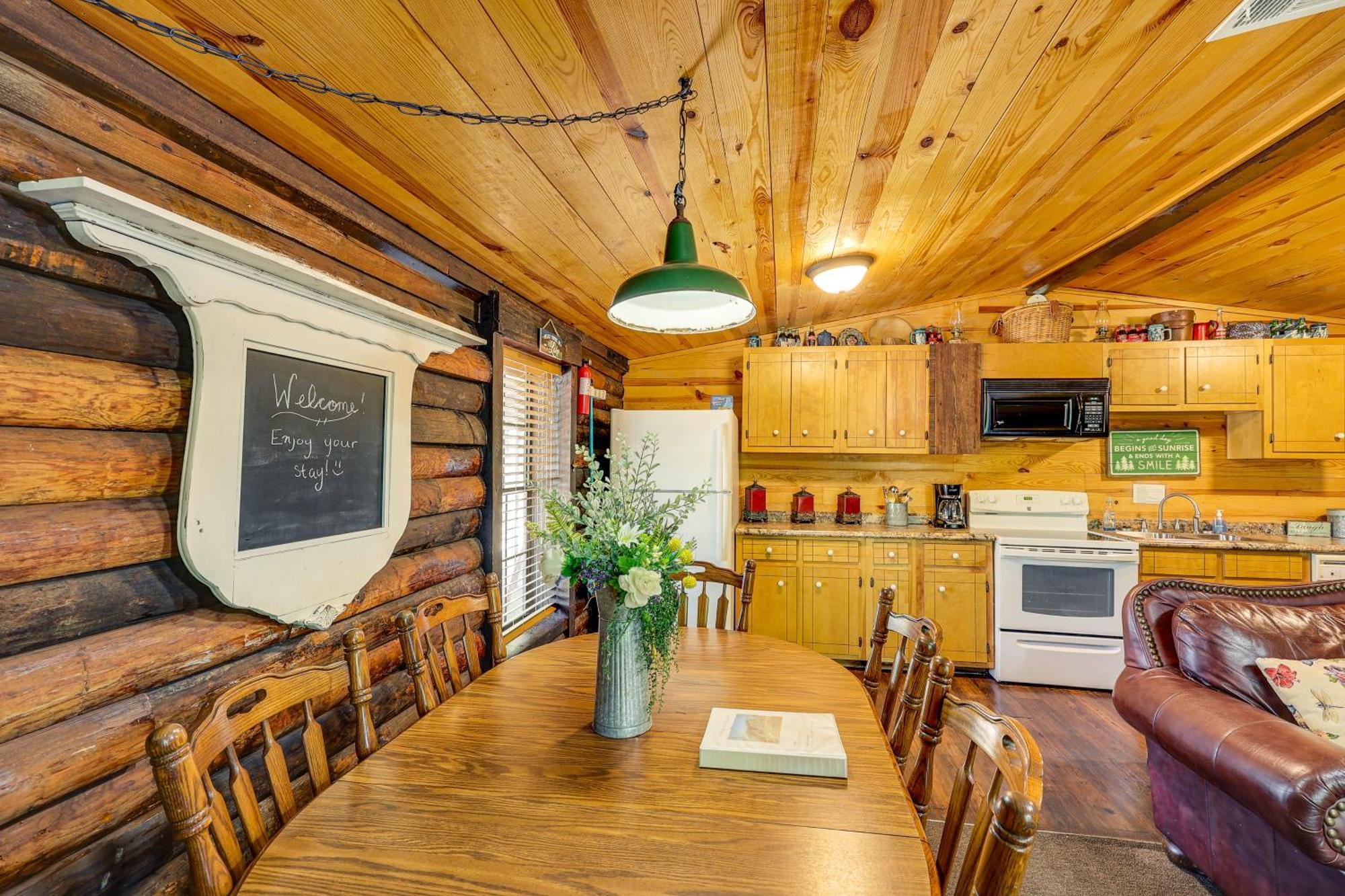 Arkansas Log Cabin Rental Near Lake Greeson! Mount Moriah Екстериор снимка